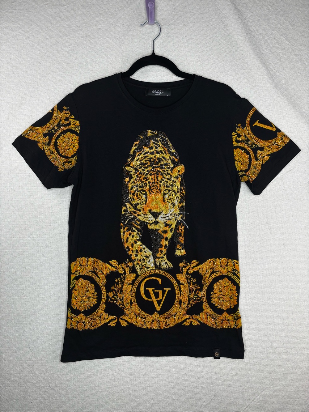 AVENUE GEORGE V PARIS LEOPARD T-SHIRT